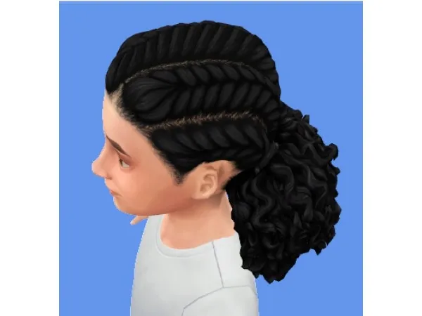 Maxis Match NO MORE BLUE HAIR ( ) by dopecherryblossomheart - The Sims 4 Custom Content