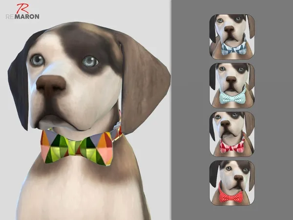 Alpha Tie for small dogs Cats Dogs needed - The Sims 4 Custom Content