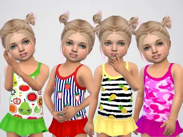 Alpha Toddlers Swimsuits - The Sims 4 Custom Content