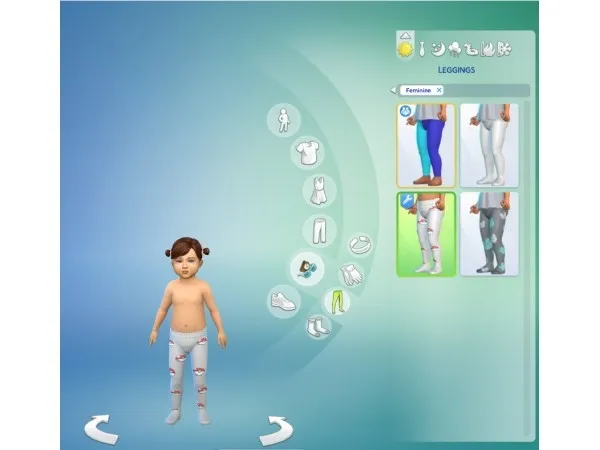 Alpha [Toddlers] Pokeball Tights 5 Recolors by NicoletteAunreel - The Sims 4 Custom Content