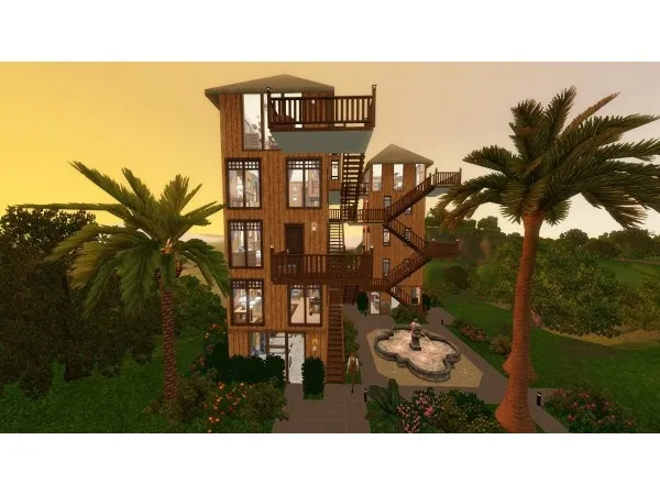 Skytower (ResortDorm) by nitromon - The Sims 3 Custom Content