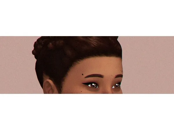 Maxis Match onceabluemoonsim s hairlines recoloured in the witching hour palette by maxiematch - The Sims 4 Custom Content