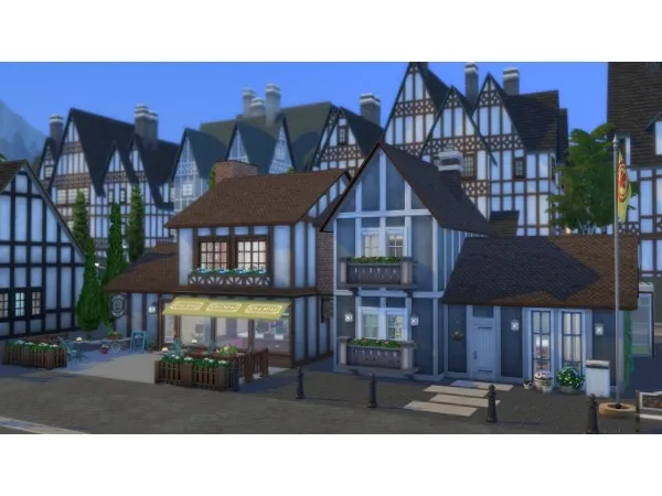 Alpha The Rolling Pin Bakery by archisim - The Sims 4 Custom Content