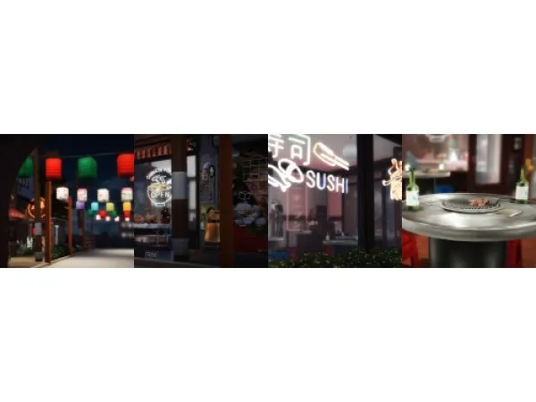 Alpha [ ] Chinatown (restaurant) love by pepsi - The Sims 4 Custom Content