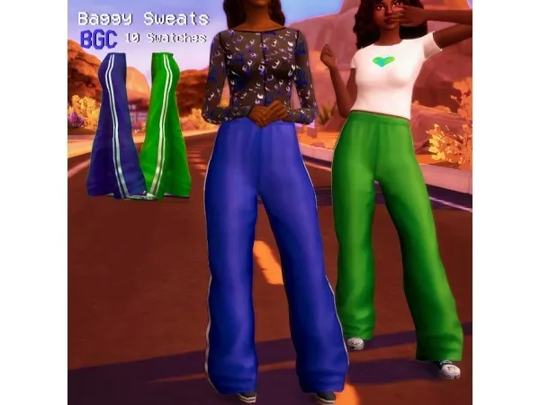 Maxis Match Baggy Sweats by pinealexple - The Sims 4 Custom Content