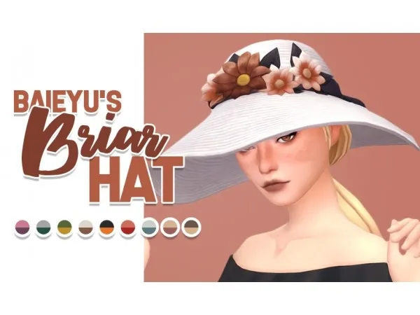 Maxis Match BAIEYUS BRIAR HAT - The Sims 4 Custom Content