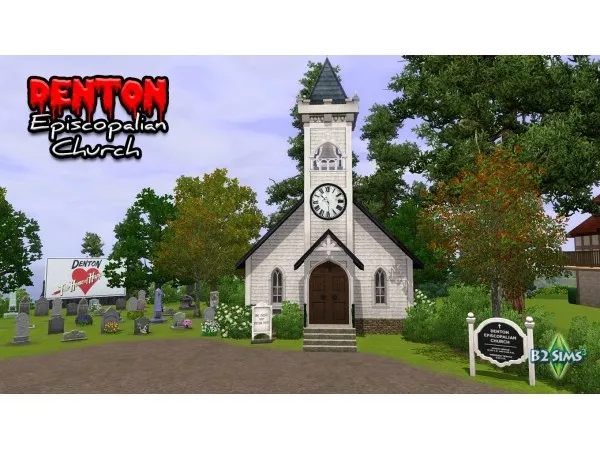 Denton Episcopalian Church (Rocky Horror) 2 by Brunnis - The Sims 3 Custom Content