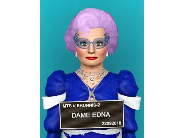 Dame Edna Everage 2 by Brunnis - The Sims 3 Custom Content