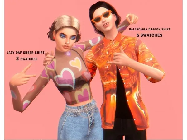 Maxis Match 500 followers gift by honeydewsimss - The Sims 4 Custom Content