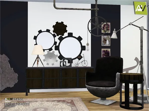 Enfield Hallway - The Sims 3 Custom Content