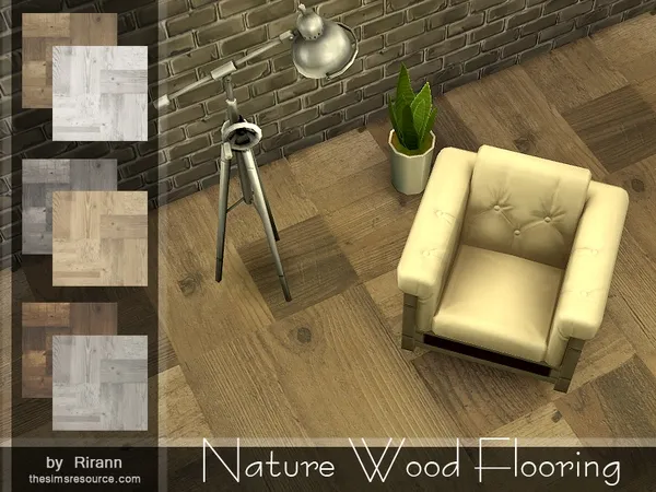 Alpha Nature Wood Flooring - The Sims 4 Custom Content