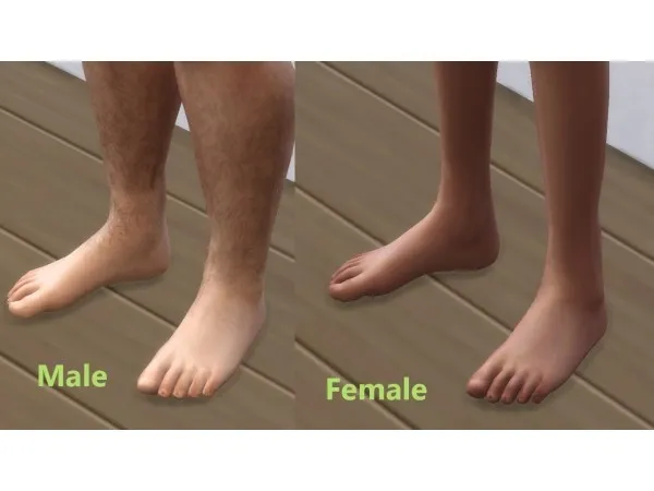 Mix HD feet v3 Update 25 09 2018 Season patch update by necrodog - The Sims 4 Custom Content
