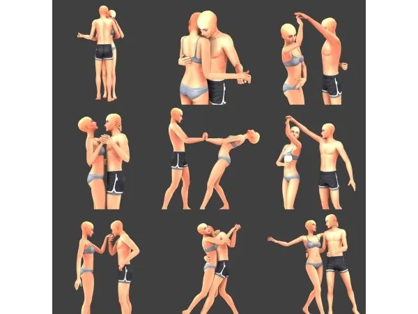 Maxis Match These Dancers by sciophobis - The Sims 4 Custom Content