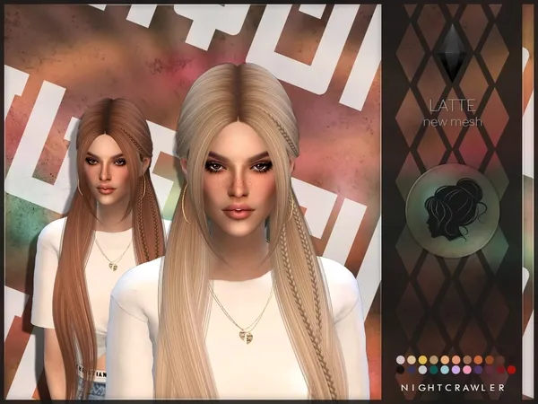 Alpha Nightcrawler Latte - The Sims 4 Custom Content