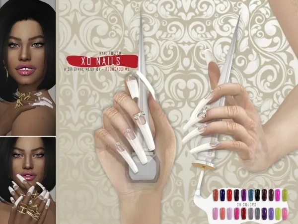 Alpha XO NAILS - The Sims 4 Custom Content