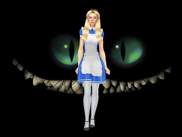 Alice in Wonderland CAS Background 3 - The Sims 4 Custom Content