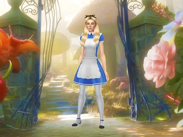 Alice in Wonderland CAS Background 1 - The Sims 4 Custom Content