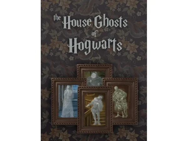 Maxis Match Hogwarts House Ghosts Paintings sims4 by simplistic - The Sims 4 Custom Content