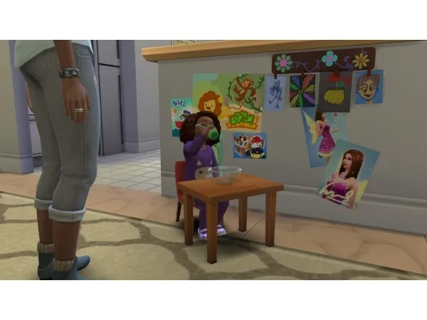Maxis Match Mega Mini Table (Base Game) by simsfinds - The Sims 4 Custom Content