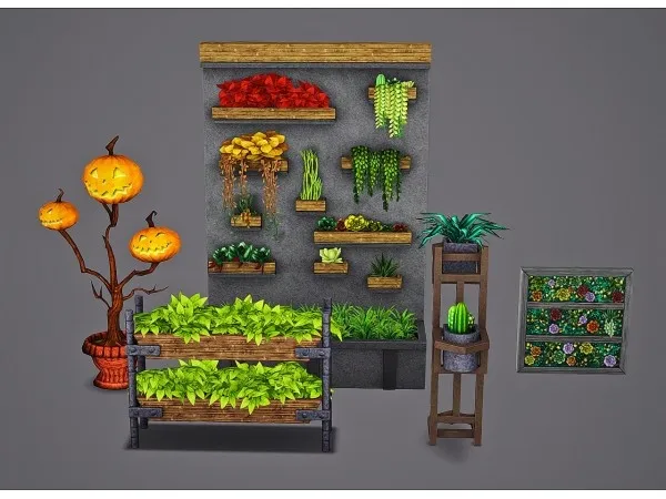 October Gift 1 Plant Conversions by mspoodle1 - The Sims 3 Custom Content