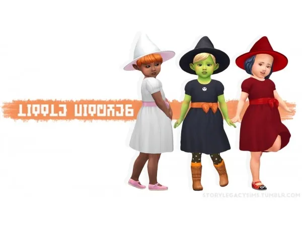 Maxis Match LITTLE WITCHES by storylegacysims - The Sims 4 Custom Content