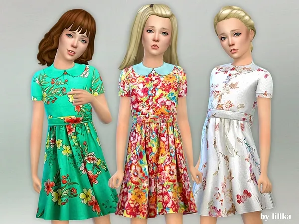 Alpha Designer Dresses Collection P114 - The Sims 4 Custom Content