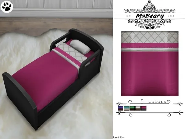 Maxis Match Toddler Bed RECOLOR by thesimsresource - The Sims 4 Custom Content