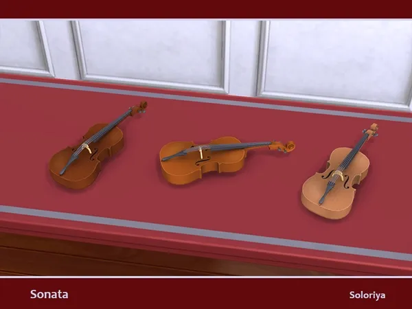 Sonata Violin - The Sims 4 Custom Content