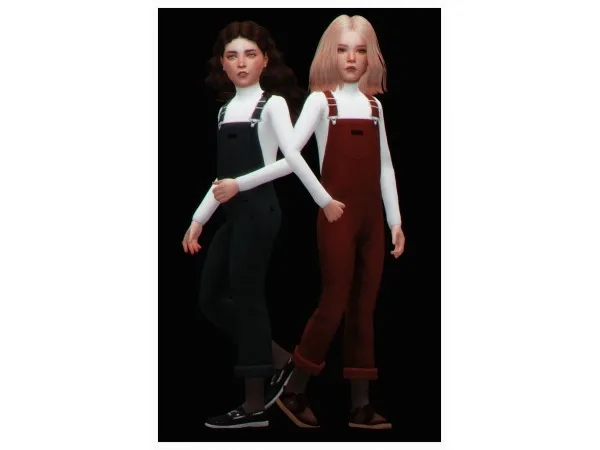 Maxis Match OCTOBER OVERALLS by clumsyalienn - The Sims 4 Custom Content
