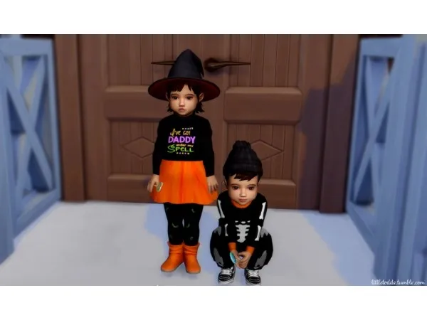 Maxis Match Halloween Outfit Set by littletodds - The Sims 4 Custom Content