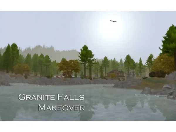 Maxis Match Granite Falls Makeover No by viasims - The Sims 4 Custom Content