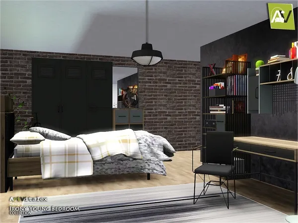 Irony Young Bedroom - The Sims 3 Custom Content