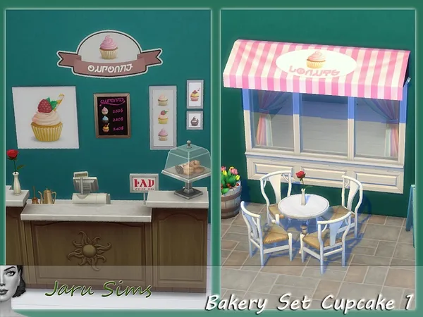 Alpha Bakery Set Cupcake 1 Get to work needed - The Sims 4 Custom Content