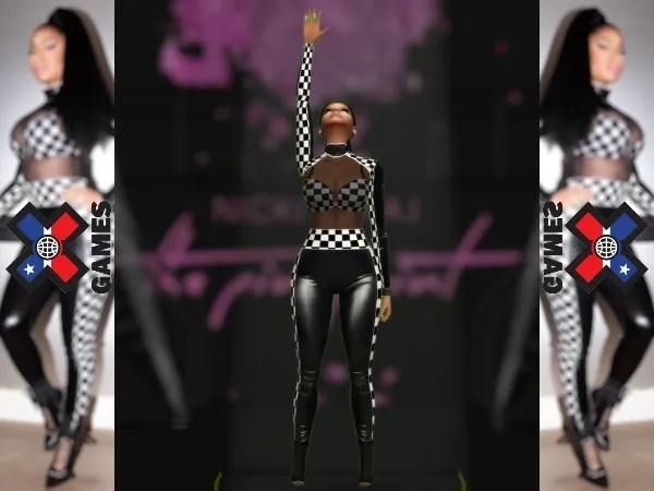 Alpha NICKI MINAJ AUSTIN X GAMES 2015 by quen2n - The Sims 4 Custom Content