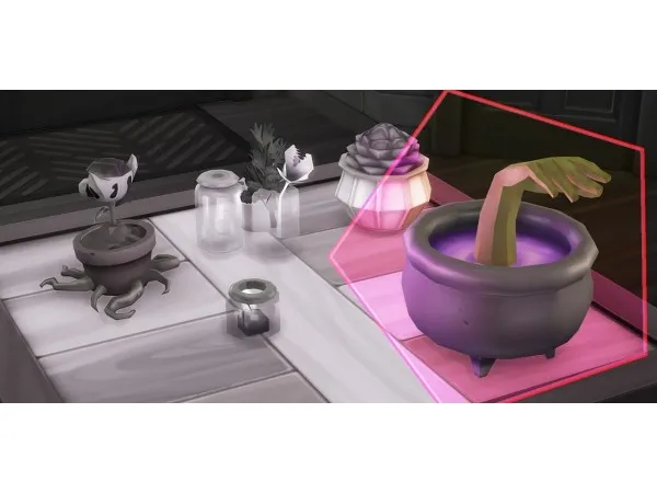 Maxis Match Mysterious Cauldron by pinkpatchy - The Sims 4 Custom Content