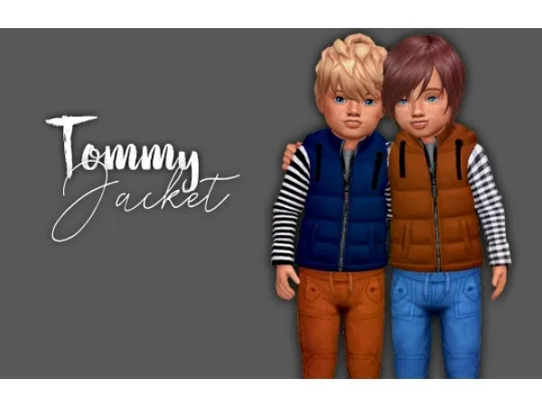 Maxis Match Tommy Jacket by hollowsprings - The Sims 4 Custom Content