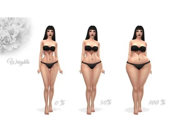 Mix Thick Bottom Preset V3 by setsuki - The Sims 4 Custom Content