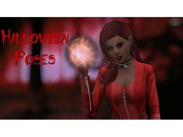 Alpha HALLOWEEN POSES 1 animation by marygelal - The Sims 4 Custom Content