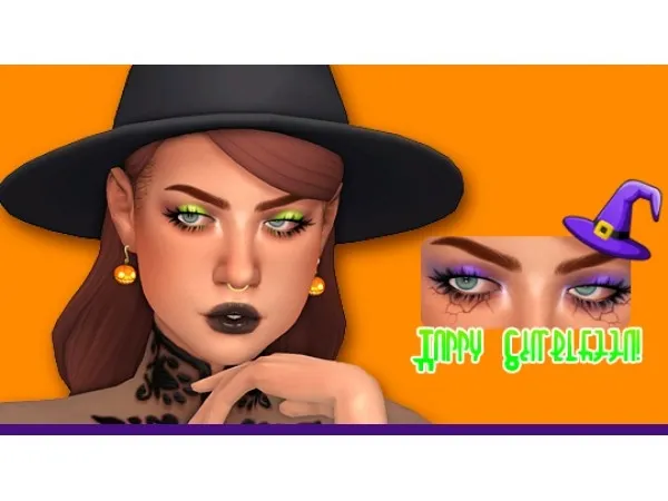 Maxis Match [Simpai] Simblreen Spooky Eyeshadows - The Sims 4 Custom Content