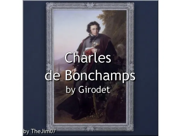 Alpha Portrait of Charles de Bonchamps by TheJim07 - The Sims 4 Custom Content