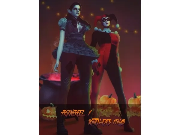 FROKNEREEZ X ROTTEN-EYED COLLAB HALLOWEEN 2018 SET