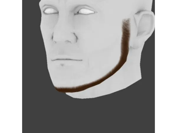 Beard as Makeup by simtanico - The Sims 3 Custom Content
