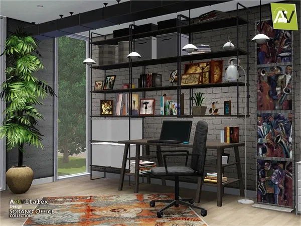 Sorano Office - The Sims 3 Custom Content