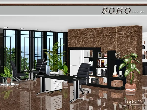 Soho Office - The Sims 3 Custom Content