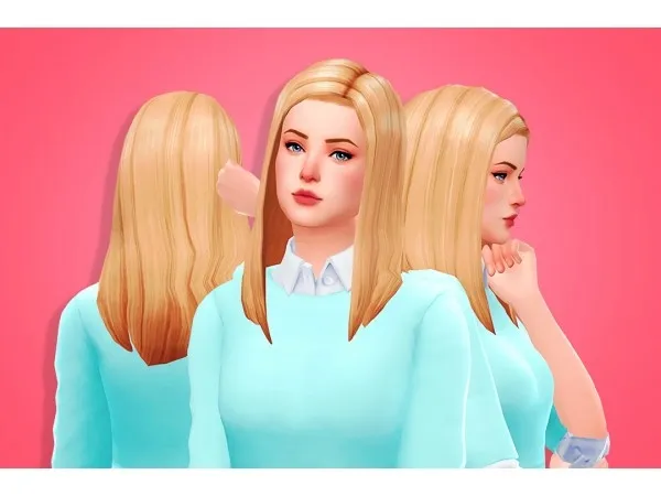 Maxis Match ROBIN HAIR by daenerystubborn - The Sims 4 Custom Content