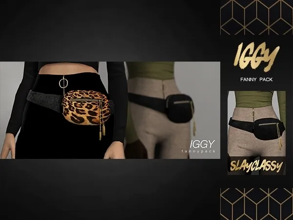 Alpha SlayClassy IGGY Fanny Pack by slayclassy - The Sims 4 Custom Content