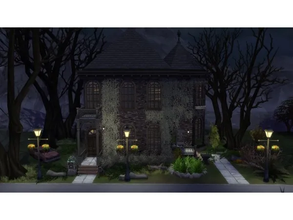 Alpha Abandoned House 1 by modelsims4 - The Sims 4 Custom Content