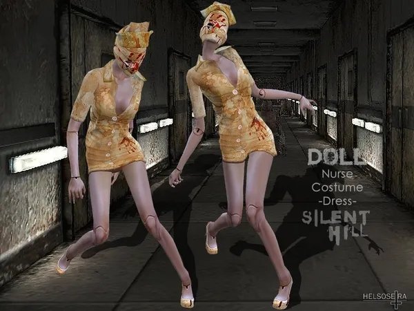 Alpha DOLL Silent Hill Nurse Costume - The Sims 4 Custom Content