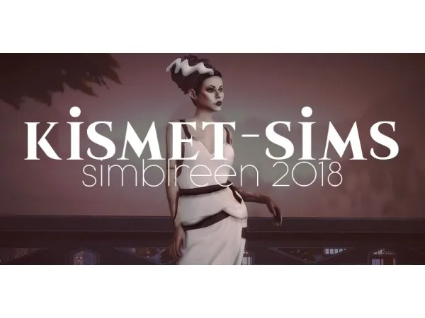 Maxis Match SIMBLEEN GIFT TWO BRIDE HAIR sims by kismet - The Sims 4 Custom Content