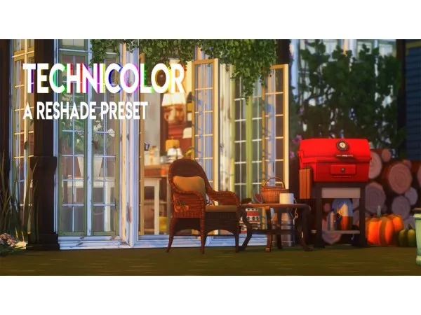 Mix TECHNICOLOR A Reshade Preset by okruee - The Sims 4 Custom Content
